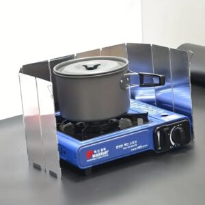 Imagen de cortavientos metalicos para cocinas de gas