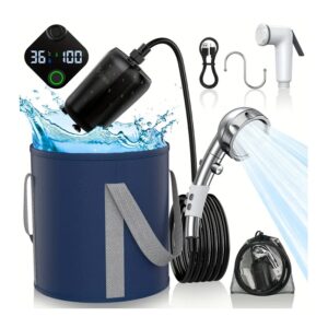 Ducha pórtatil con motor