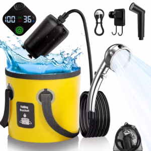 Ducha pórtatil con motor