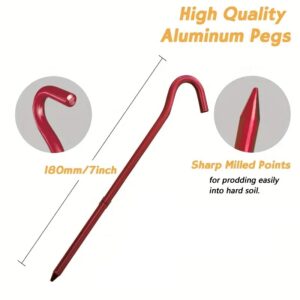 Estacas aleación aluminio 18 cms (Precio por unidad)