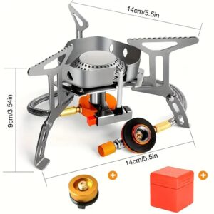 Cocina de gas portátil 3500W con adaptador